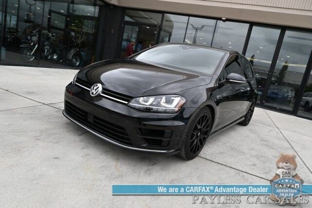 2017 Volkswagen Golf R / AWD / 6-Speed Manual / Driver Assist Pkg / Power & Heated Leather Seats / Navigation / Fender Speakers / Lane Departure & Blind Spot Alert / Bluetooth / Backup Camera / Keyless Entry & Start / 31 MPG Anchorage AK