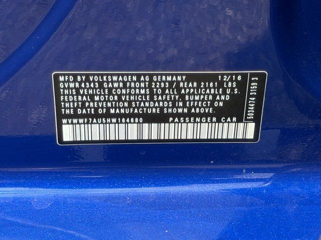 2017 Volkswagen Golf R DCC &amp; Navigation 4Motion Springfield VA