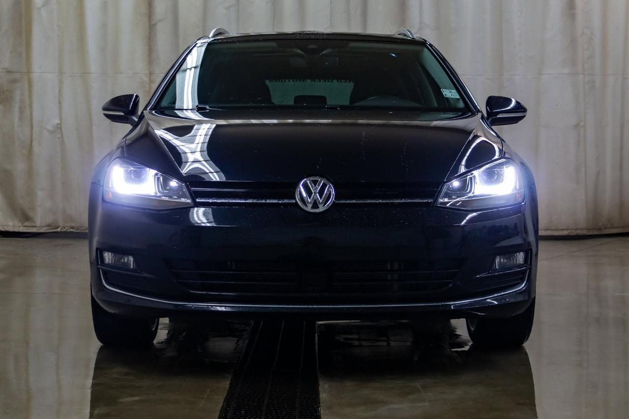 2017 Volkswagen Golf SportWagen 4Motion Highline Leather Roof Nav Red Deer AB