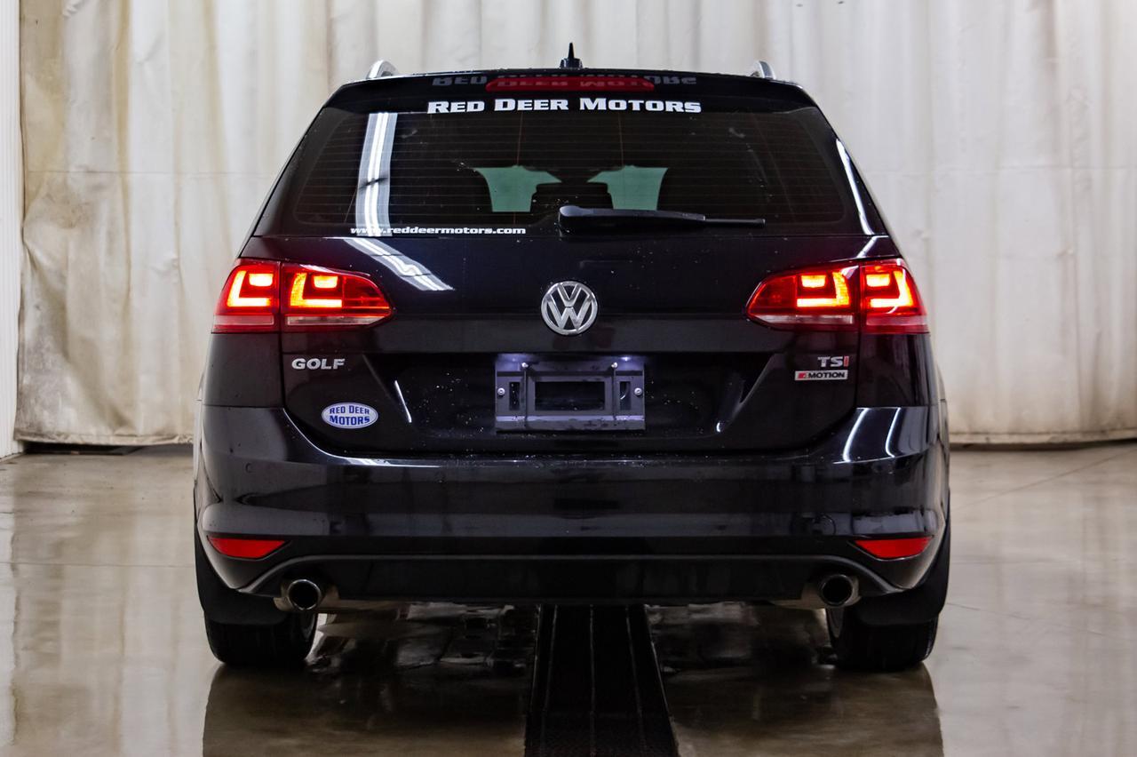2017 Volkswagen Golf SportWagen 4Motion Highline Leather Roof Nav Red Deer AB