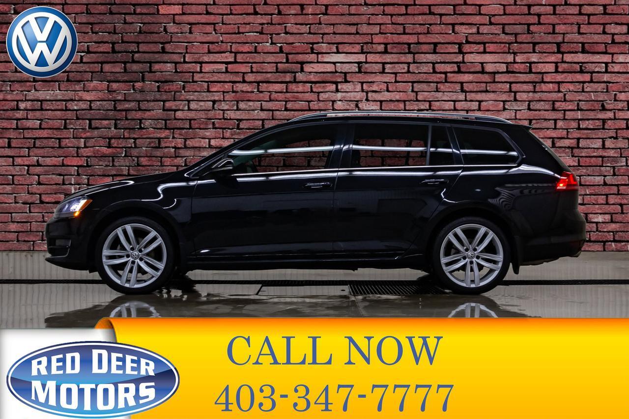 2017 Volkswagen Golf SportWagen 4Motion Highline Leather Roof Nav