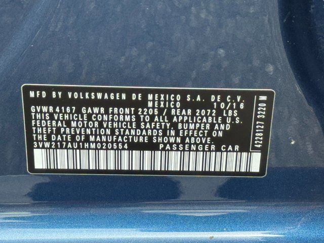 2017 Volkswagen Golf TSI SE 4-Door Springfield VA