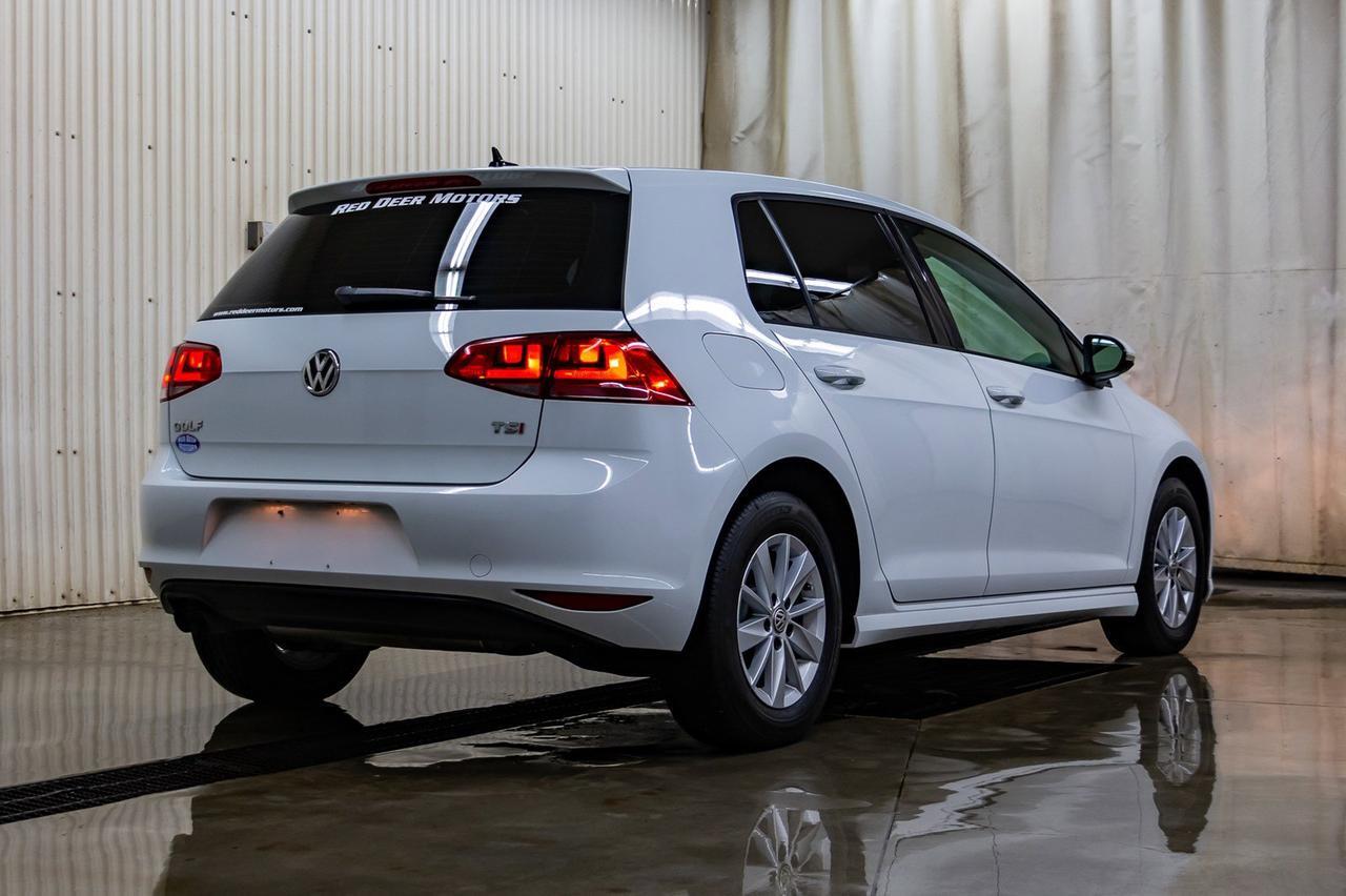 2017 Volkswagen Golf Trendline 4 Door Manual BCam Red Deer AB