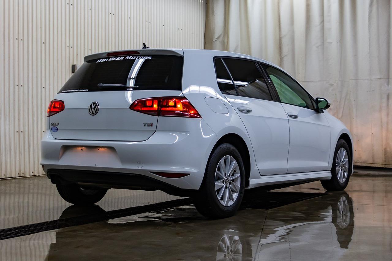 2017 Volkswagen Golf Trendline 4 Door Manual BCam Red Deer AB