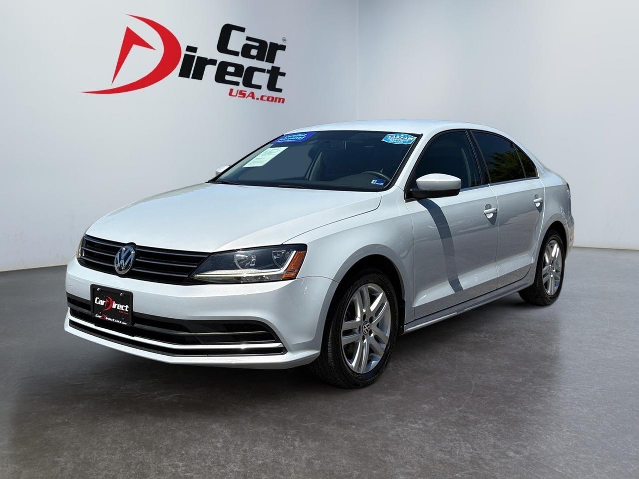 2017 Volkswagen Jetta 1.4T S, BLUETOOTH, BACKUP CAMERA WITH PARKING SENSORS, POWER TRUNK, KEYLESS ENTRY, ONLY 40K MILES, CLEAN CARFAX, THIS SEDAN IS READY FOR YOU TO TAKE THE KEYS!