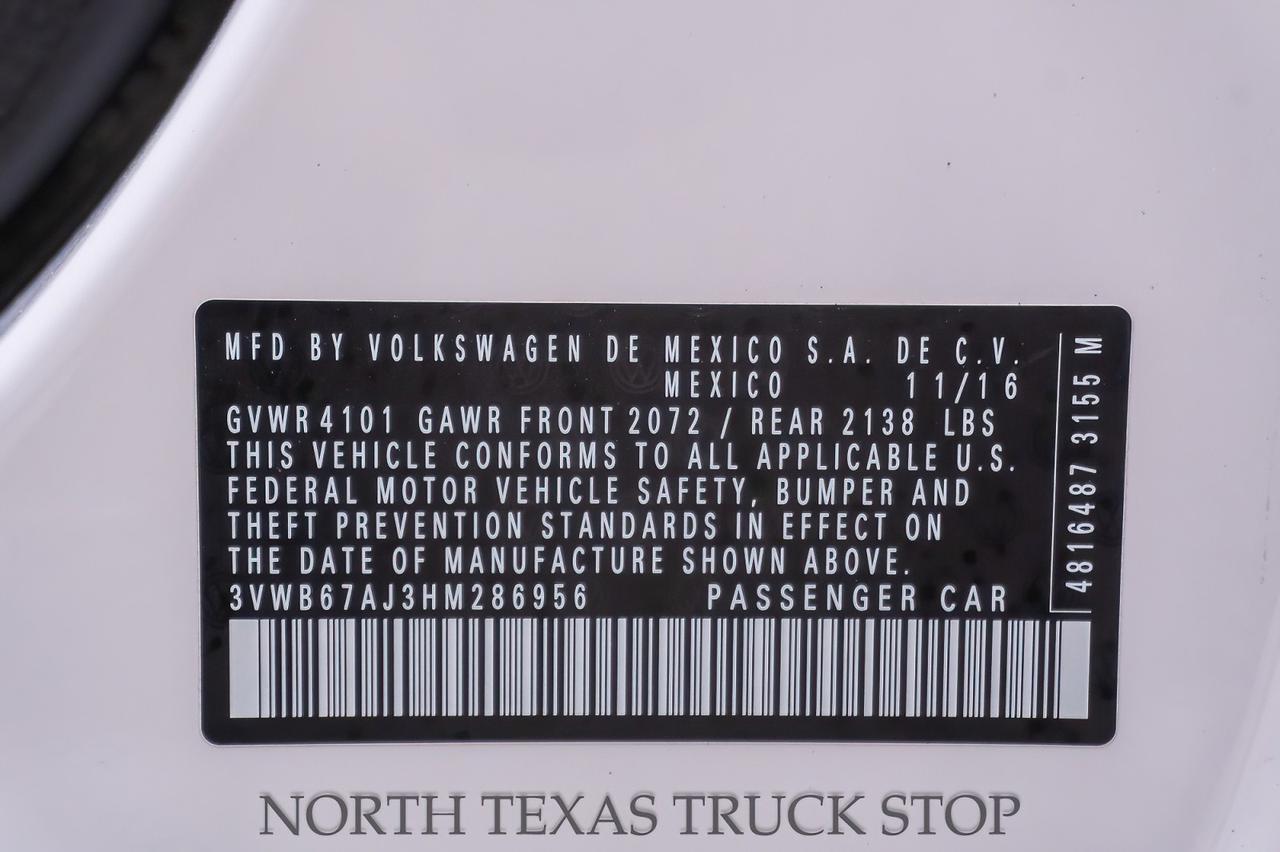 2017 Volkswagen Jetta 1.4T SE 5 Speed Manual Mansfield TX