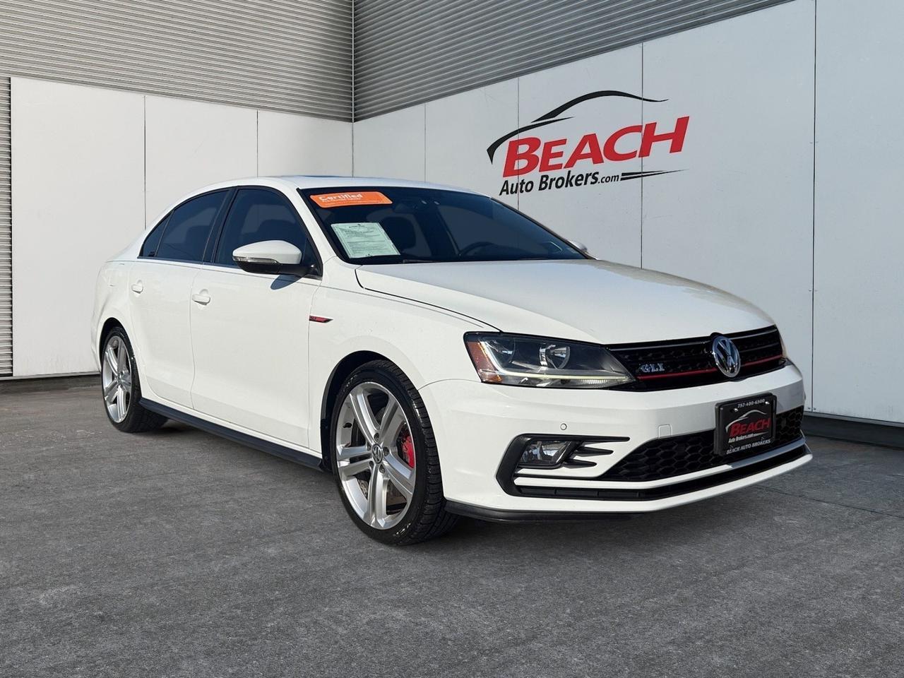 2017 Volkswagen Jetta GLI, BACKUP CAMERA, HEATED SEATS, SUNROOF, APPLE CARPLAY/ANDROID AUTO, HEATED MIRRORS, KEYLESS START, THIS COULD BE YOUR DREAM CAR! Norfolk VA
