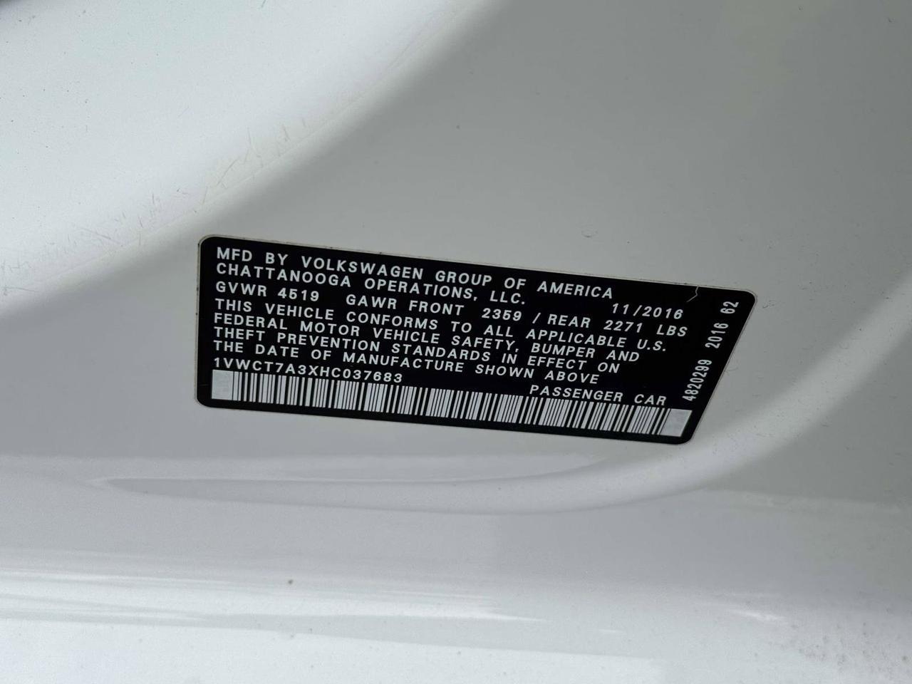 2017 Volkswagen Passat 1.8T SEL Premium San Clemente CA