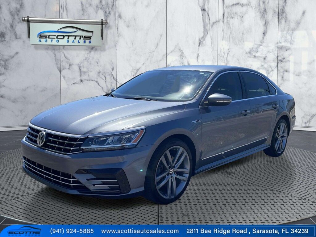 2017 Volkswagen Passat R-Line w/Comfort Pkg~ADJUSTABLE LUMBAR~BLIND SPOT WARNING~BLUETOOTH~BRAKING ASSIST~CRUISE CONTROL~GROUND EFFECTS PACKAGE~HALOGEN HEADLIGTHS~HEATED SIDE MIRRORS~LOW MILES Sarasota FL