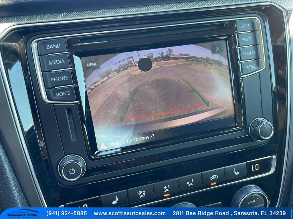 2017 Volkswagen Passat R-Line w/Comfort Pkg~ADJUSTABLE LUMBAR~BLIND SPOT WARNING~BLUETOOTH~BRAKING ASSIST~CRUISE CONTROL~GROUND EFFECTS PACKAGE~HALOGEN HEADLIGTHS~HEATED SIDE MIRRORS~LOW MILES Sarasota FL