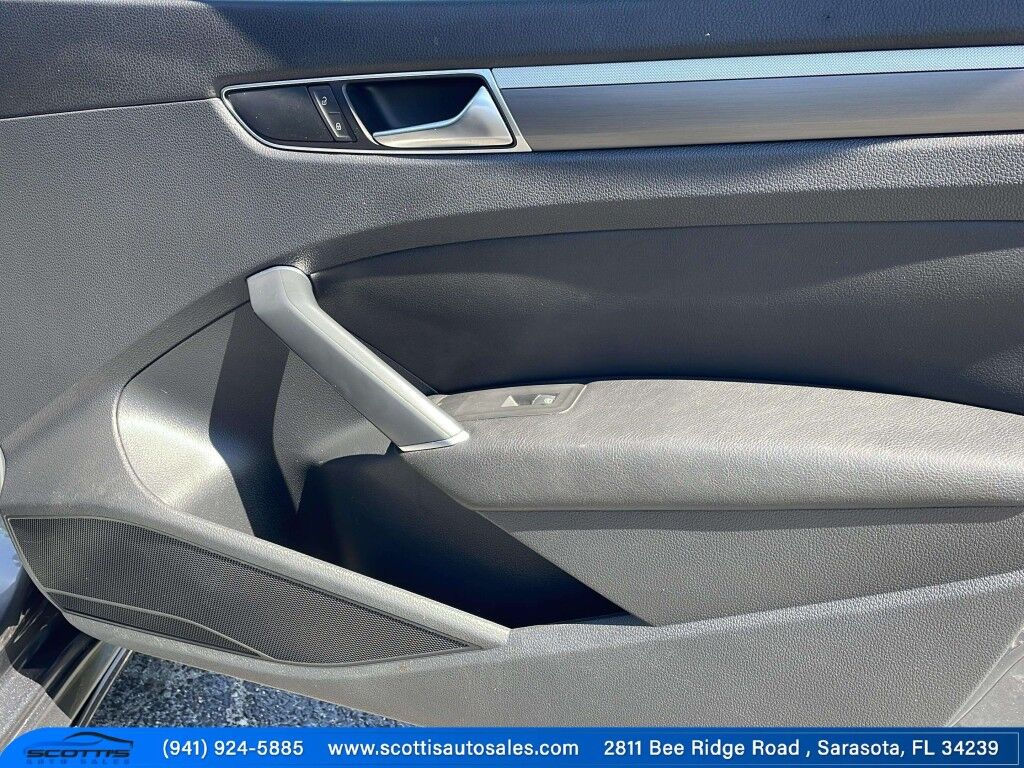 2017 Volkswagen Passat R-Line w/Comfort Pkg~ADJUSTABLE LUMBAR~BLIND SPOT WARNING~BLUETOOTH~BRAKING ASSIST~CRUISE CONTROL~GROUND EFFECTS PACKAGE~HALOGEN HEADLIGTHS~HEATED SIDE MIRRORS~LOW MILES Sarasota FL