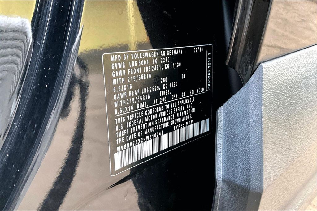 2017 Volkswagen Tiguan 2.0T S OR