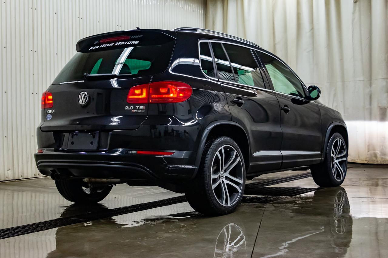 2017 Volkswagen Tiguan 4Motion Highline R-Line Leather Roof Nav Red Deer AB