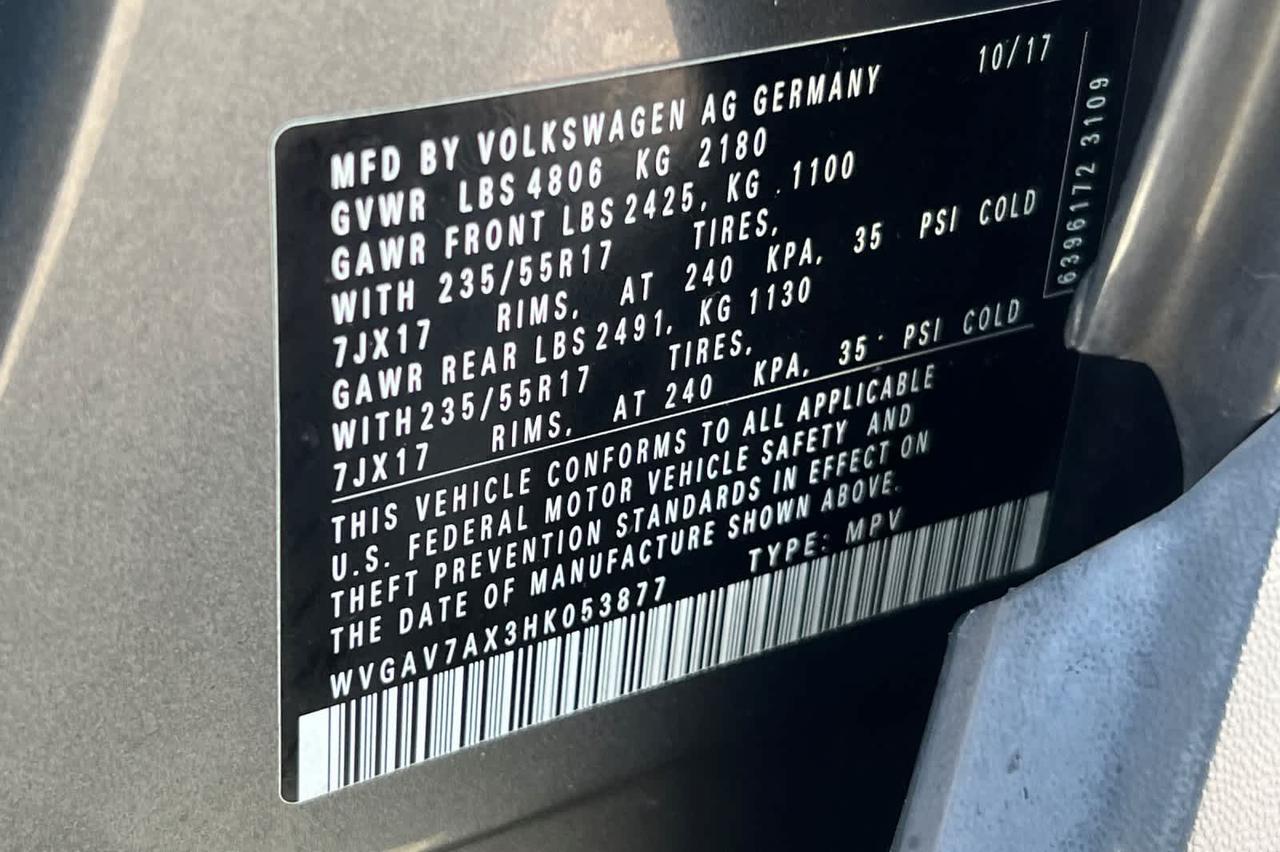 2017 Volkswagen Tiguan Limited Roseville CA