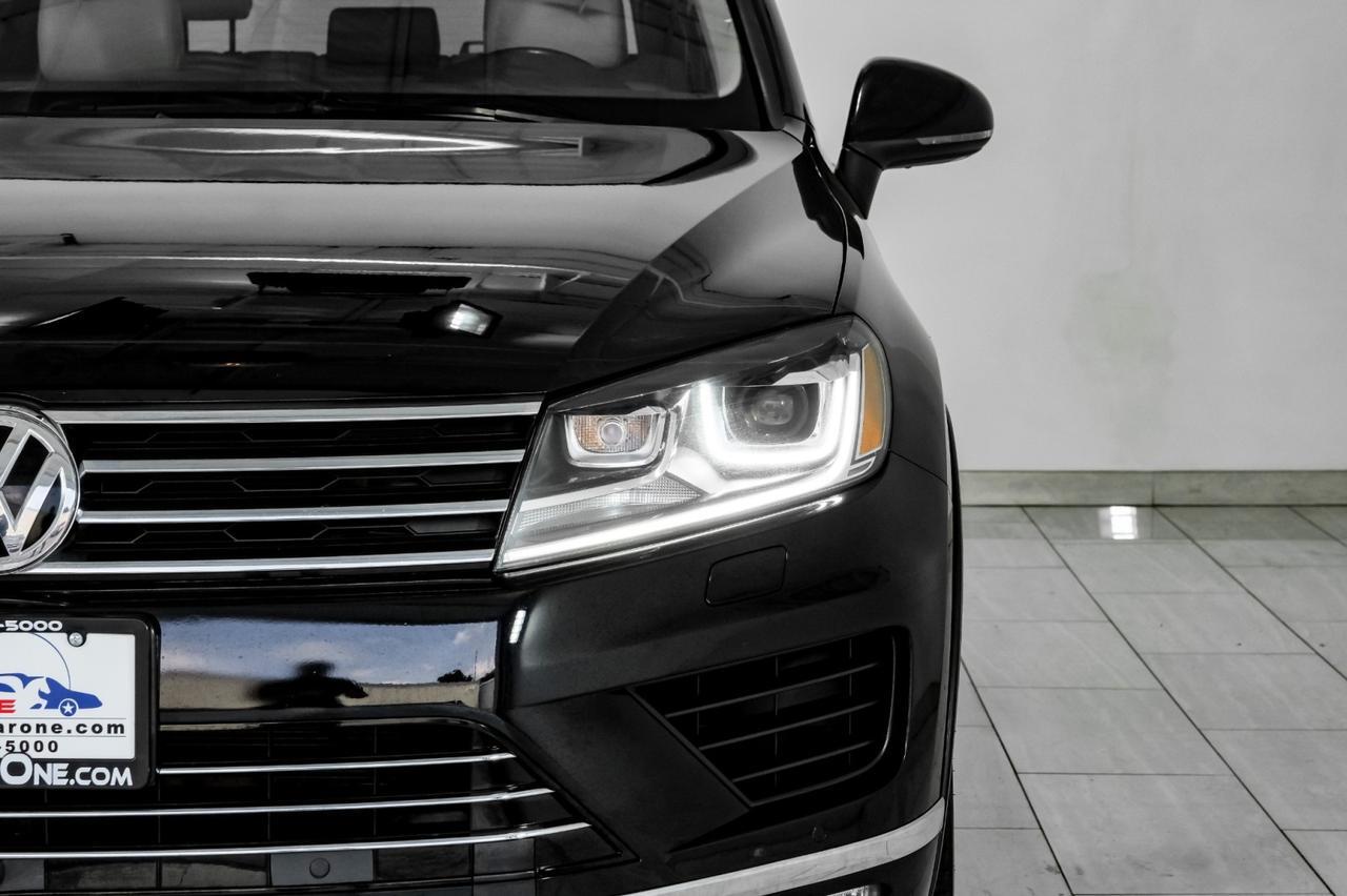 2017 Volkswagen Touareg V6 EXECUTIVE 4MOTION NAVIGATION PANORAMA LEATHER SEATS REAR CAME Carrollton TX