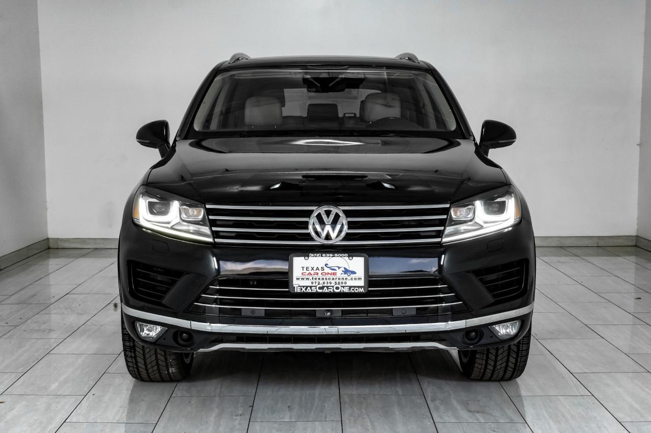 2017 Volkswagen Touareg V6 EXECUTIVE 4MOTION NAVIGATION PANORAMA LEATHER SEATS REAR CAME
