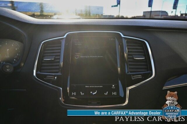 2017 Volvo XC90 Momentum Plus / AWD / Vision & Climate Pkg / Convenience Pkg / Power & Heated Leather Seats / Heated Steering Wheel / Sunroof / NAV / Adaptive Cruise / Lane Depart & Blind Spot / 3rd Row / Seats 7 / 25 MPG Anchorage AK 2017 Volvo XC90 Momentum Plus / AWD / Vision & Climate Pkg / Convenience Pkg / Power & Heated Leather Seats / Heated Steering Wheel / Sunroof / NAV / Adaptive Cruise / Lane Depart & Blind Spot / 3rd Row / Seats 7 / 25 MPG Anchorage AK