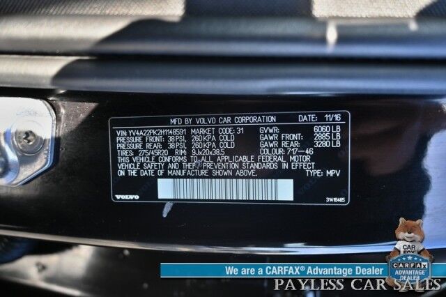 2017 Volvo XC90 Momentum Plus / AWD / Vision & Climate Pkg / Convenience Pkg / Power & Heated Leather Seats / Heated Steering Wheel / Sunroof / NAV / Adaptive Cruise / Lane Depart & Blind Spot / 3rd Row / Seats 7 / 25 MPG Anchorage AK 2017 Volvo XC90 Momentum Plus / AWD / Vision & Climate Pkg / Convenience Pkg / Power & Heated Leather Seats / Heated Steering Wheel / Sunroof / NAV / Adaptive Cruise / Lane Depart & Blind Spot / 3rd Row / Seats 7 / 25 MPG Anchorage AK