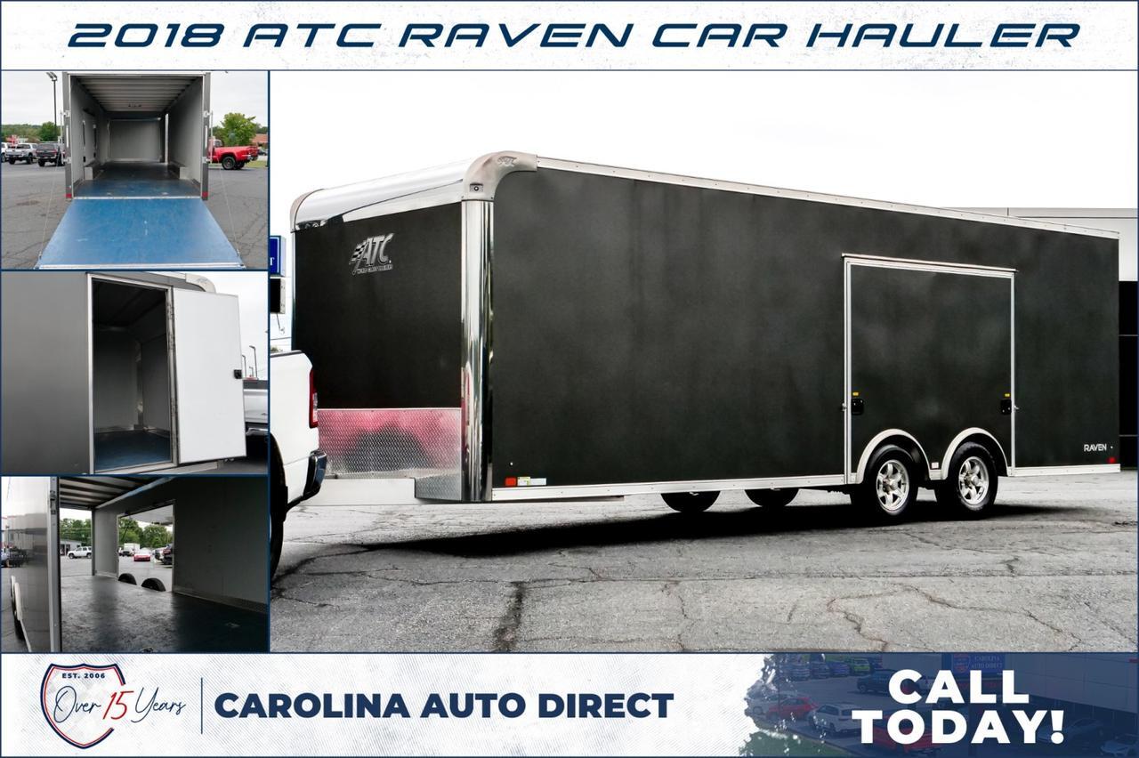 2018 ATC Raven Aluminum Car Hauler / Escape Door & Side Door