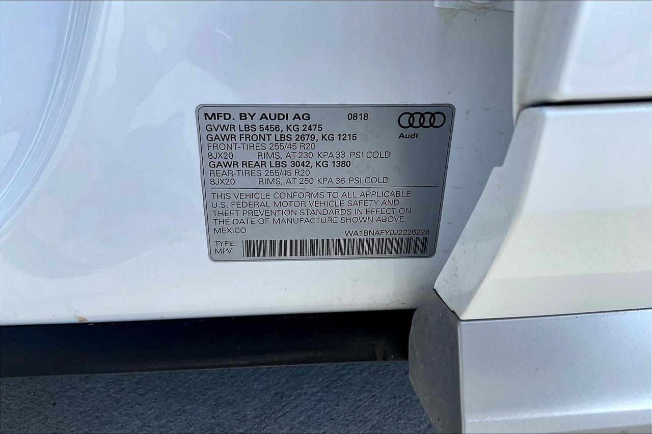 2018 AUDI Q5 PREMIUM PLUS Houston TX