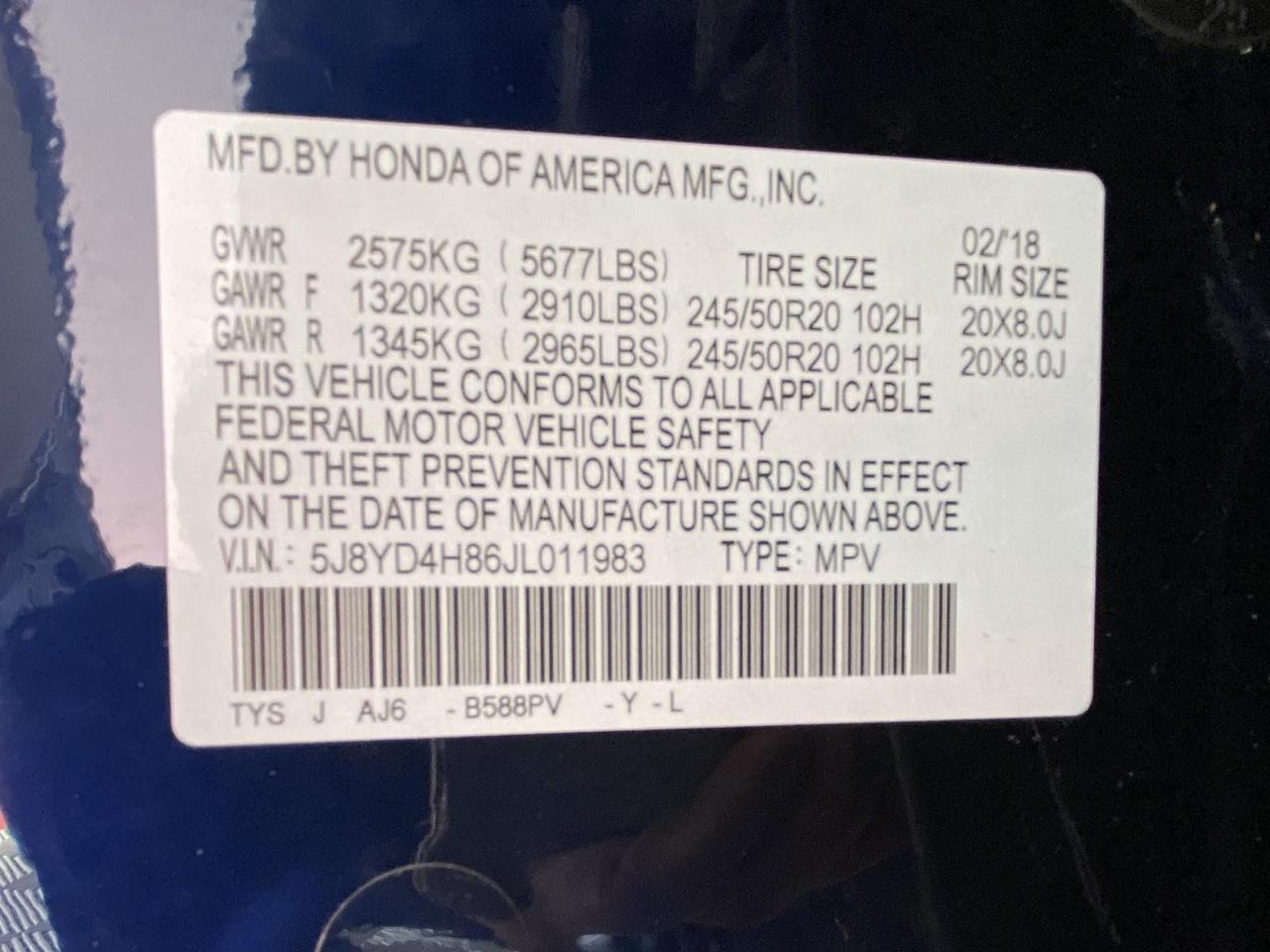 2018 Acura MDX w/Advance Pkg Richmond Hill NY