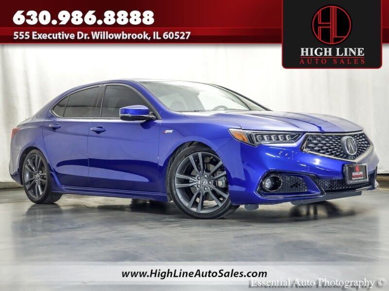 2018 Acura TLX w/A-SPEC Pkg Red Leather