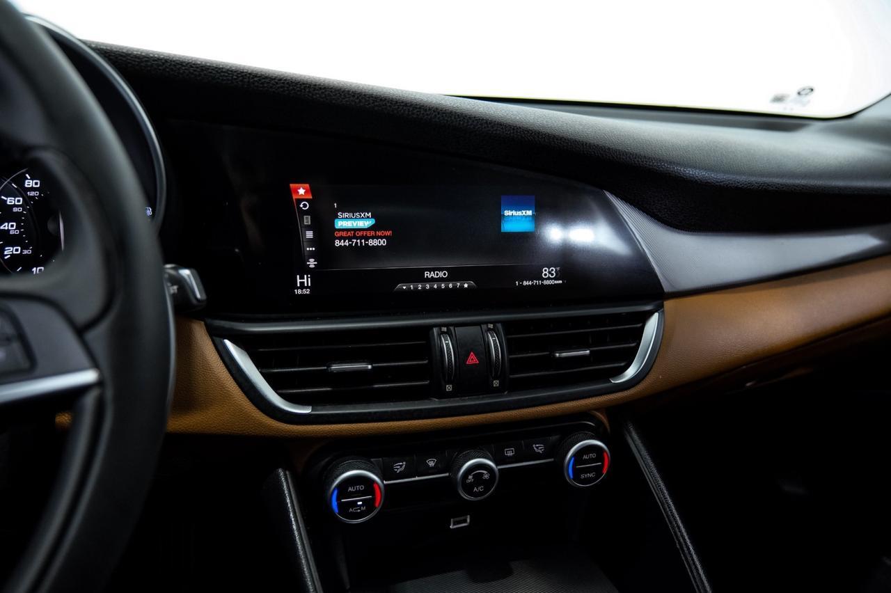 2018 Alfa Romeo Giulia SPORT AWD DRIVER ASSIST DYNAMIC PKG DRIVER ASSIST STATIC PKG LEATHER SEATS REAR CAMERA Carrollton TX