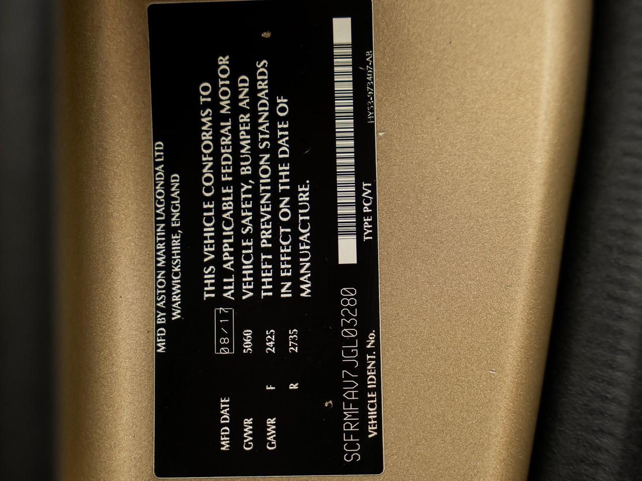 2018 Aston Martin DB11 Base Ft Lauderdale FL