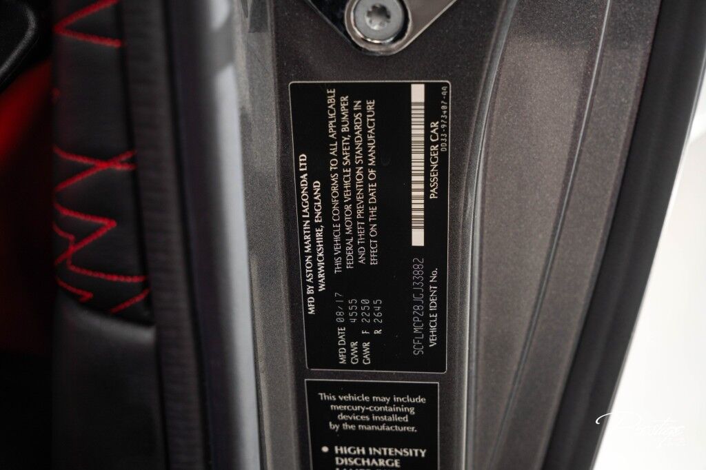 2018 Aston Martin Vanquish Zagato Coupe North Miami Beach FL