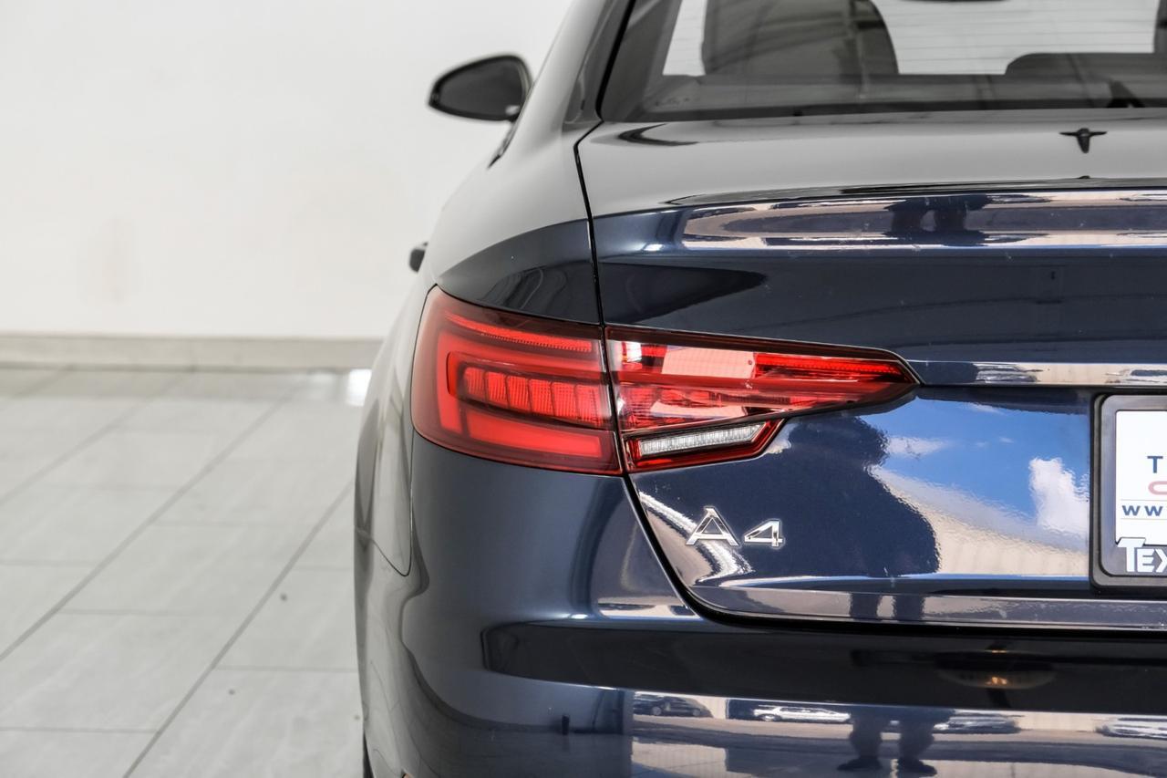 2018 Audi A4 2.0T PREMIUM QUATTRO AUTOMATIC SUNROOF LEATHER HEATED SEATS REAR Carrollton TX