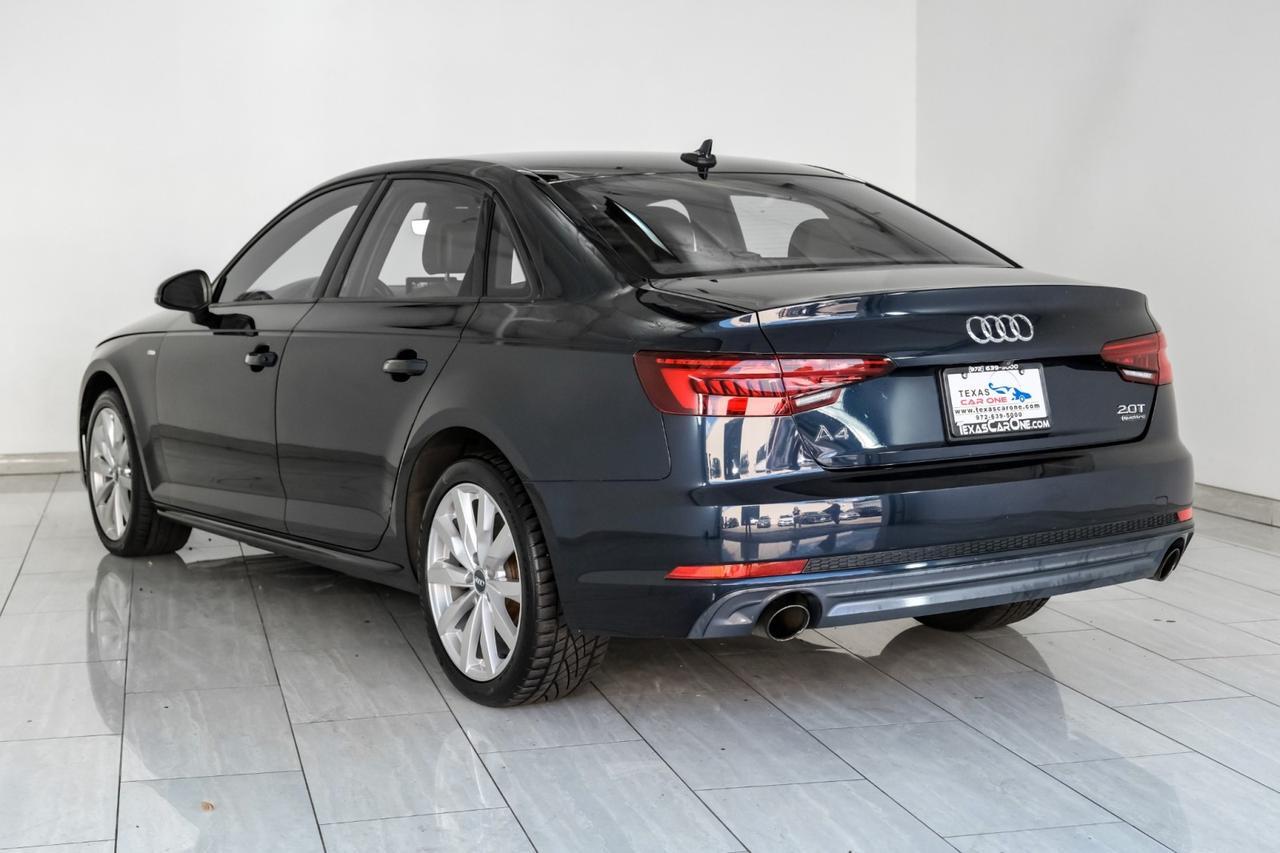 2018 Audi A4 2.0T PREMIUM QUATTRO AUTOMATIC SUNROOF LEATHER HEATED SEATS REAR Carrollton TX