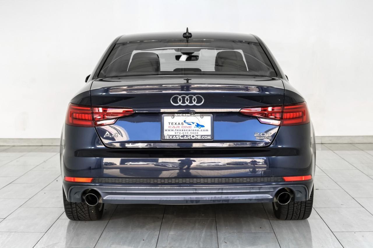 2018 Audi A4 2.0T PREMIUM QUATTRO AUTOMATIC SUNROOF LEATHER HEATED SEATS REAR Carrollton TX