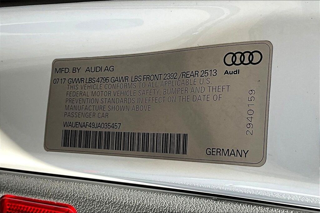 2018 Audi A4 2.0T Premium Plus OR
