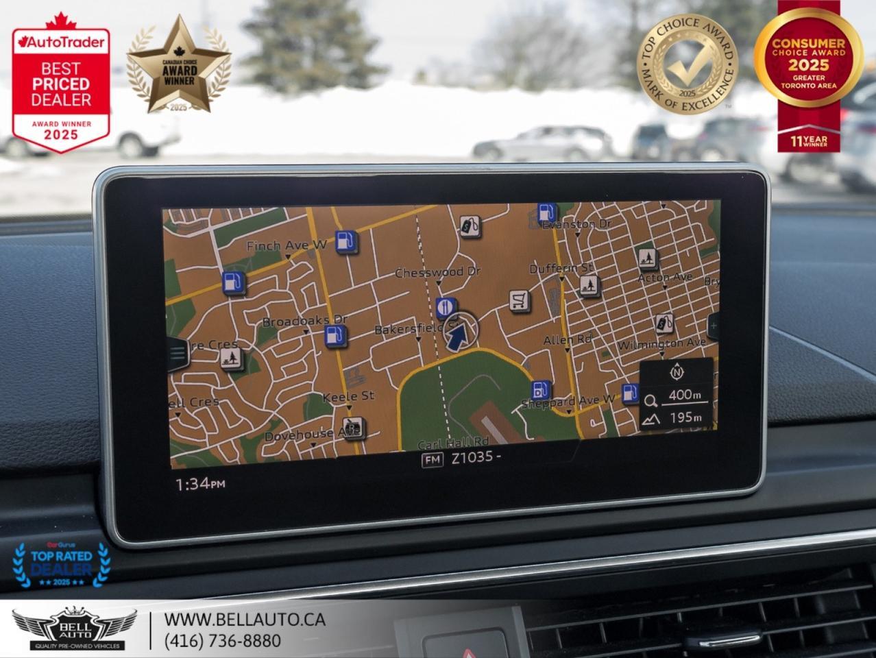 2018 Audi A4 Progressiv | NAVI | B.CAM | SUNROOF | DRIVEMODES | NOACCIDENT Toronto ON