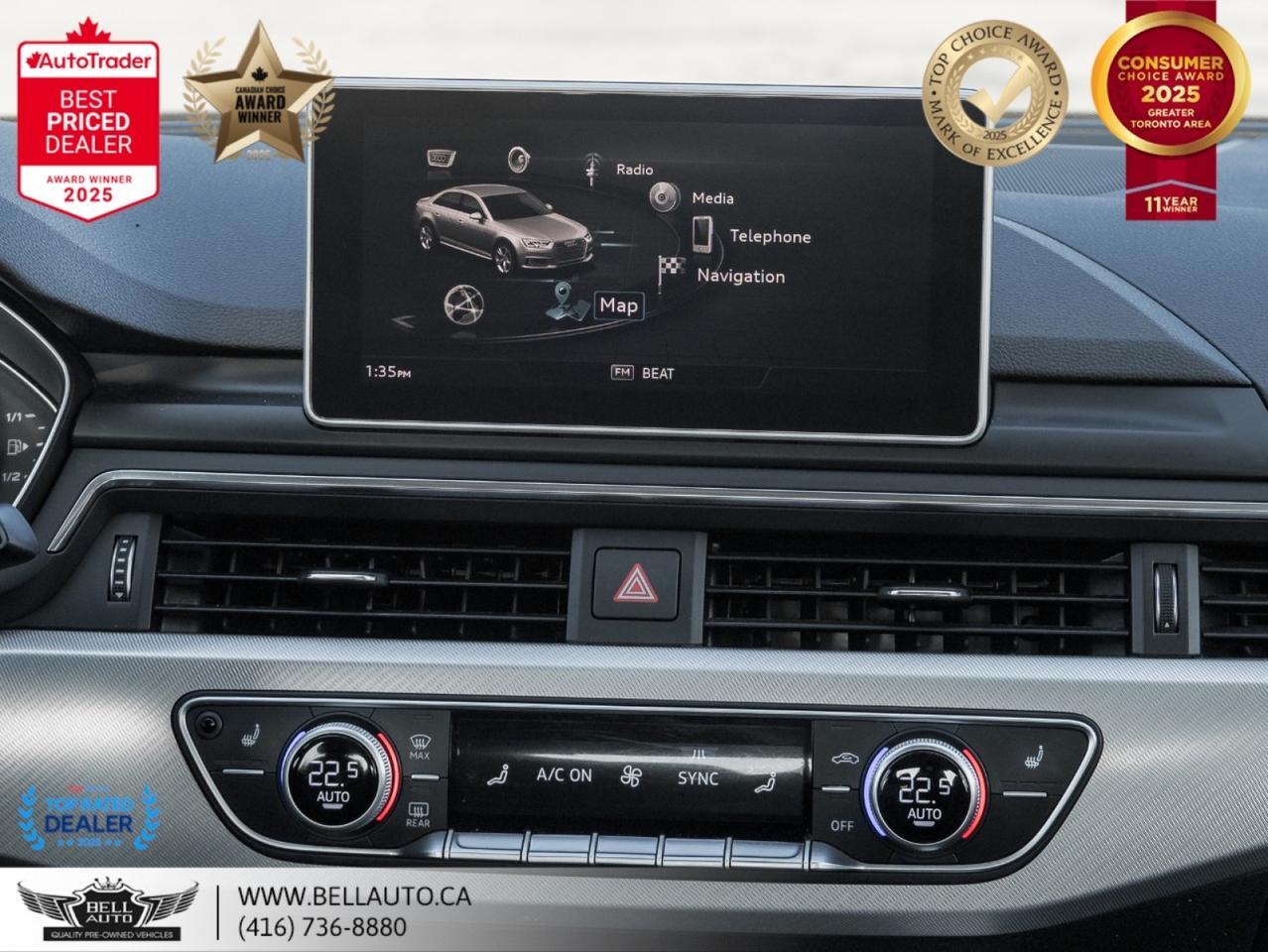 2018 Audi A4 Progressiv | NAVI | B.CAM | SUNROOF | DRIVEMODES | NOACCIDENT Toronto ON