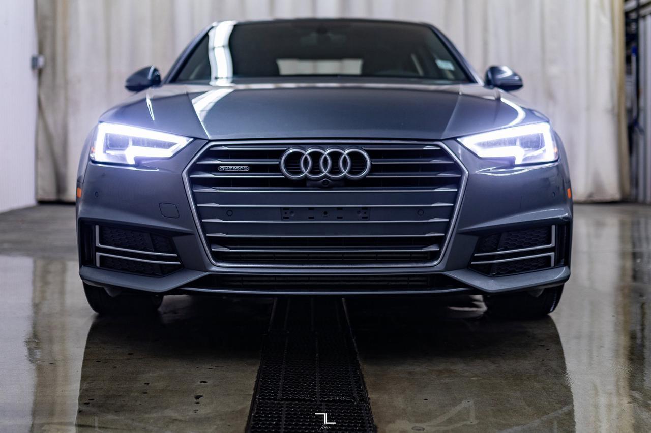 2018 Audi A4 Quattro Progressiv S-Line Leather Roof Nav Red Deer AB