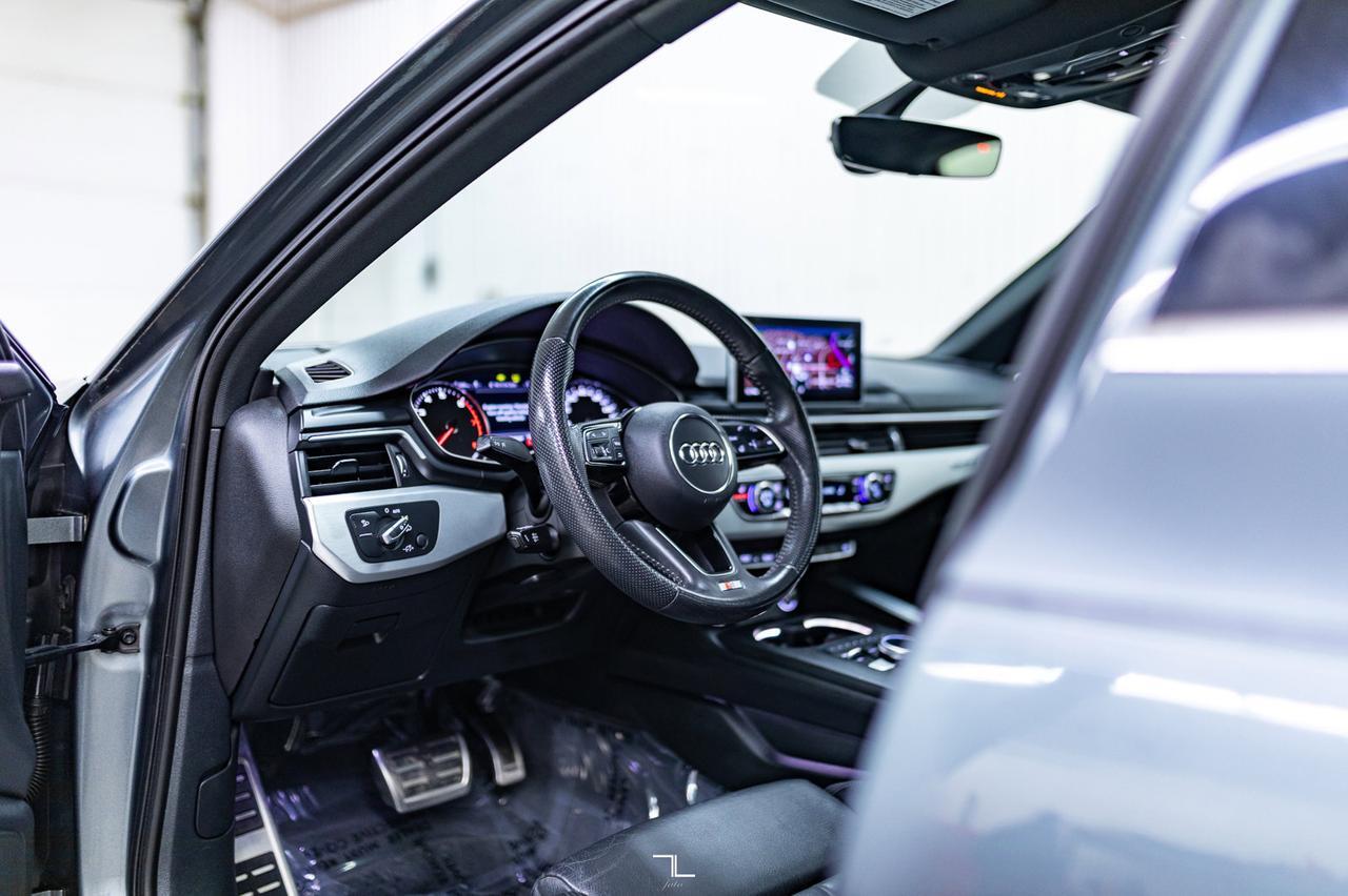 2018 Audi A4 Quattro Progressiv S-Line Leather Roof Nav Red Deer AB