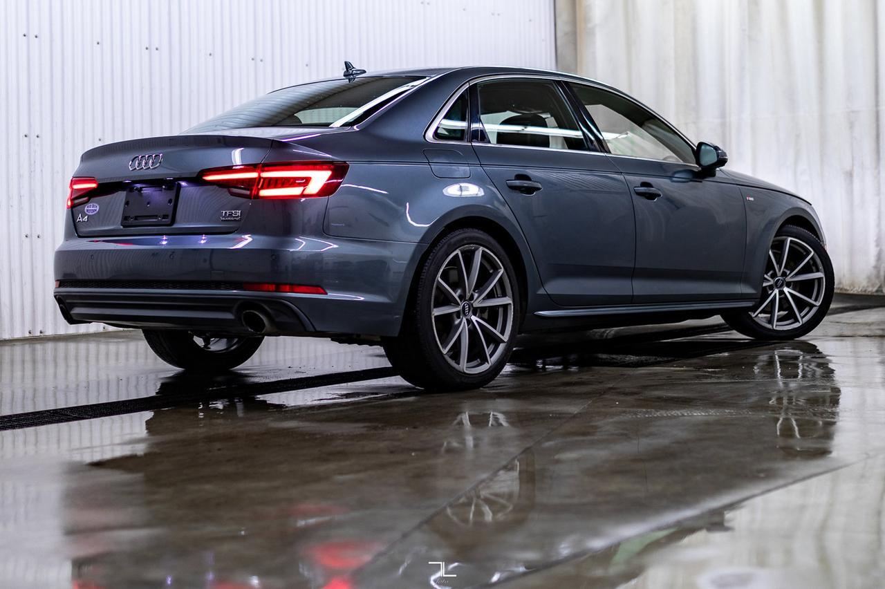 2018 Audi A4 Quattro Progressiv S-Line Leather Roof Nav Red Deer AB