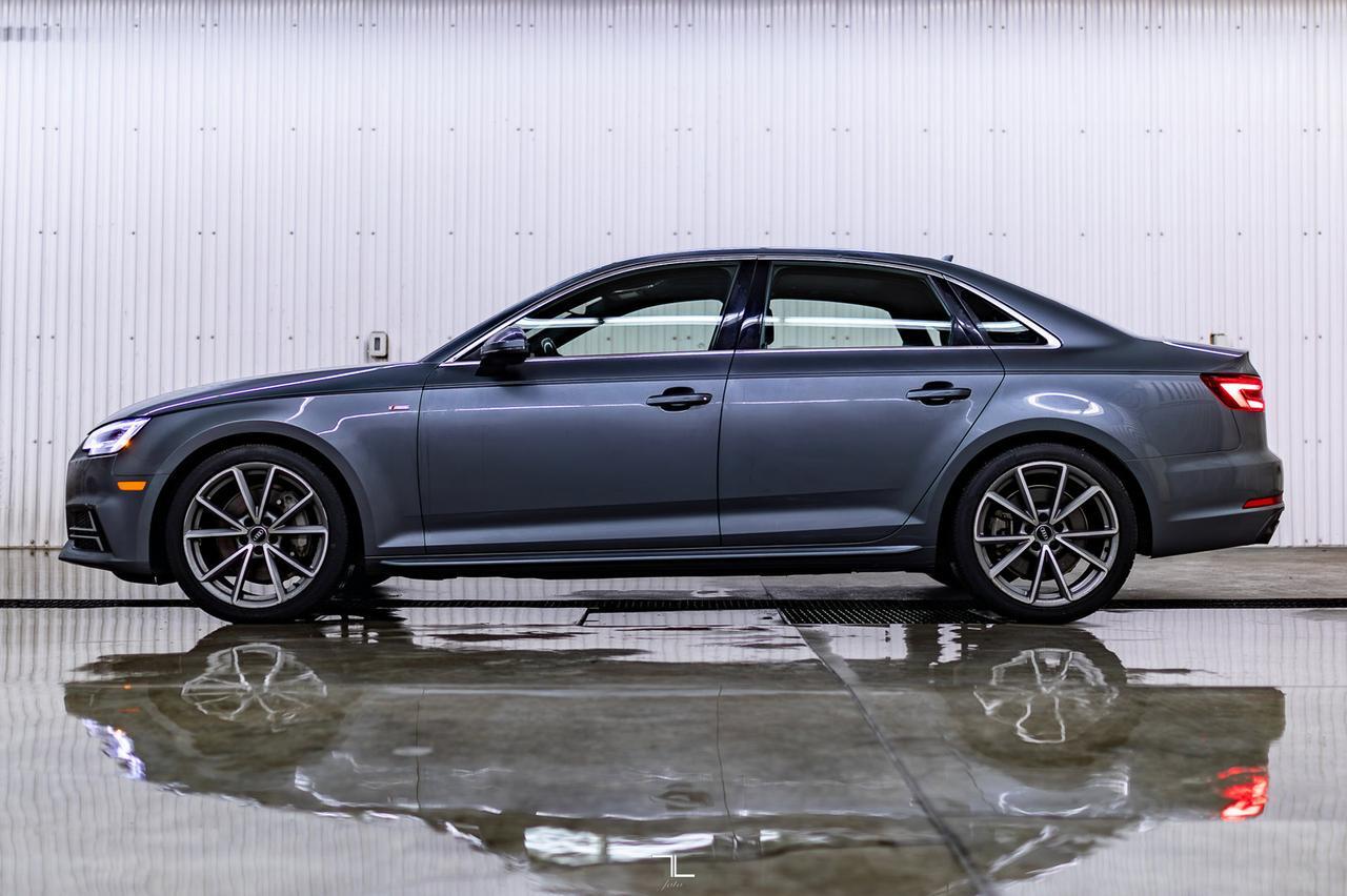 2018 Audi A4 Quattro Progressiv S-Line Leather Roof Nav Red Deer AB