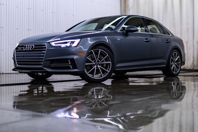 2018 Audi A4 Quattro Progressiv S-Line Leather Roof Nav Red Deer AB