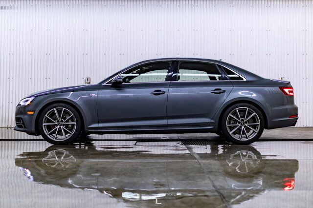 2018 Audi A4 Quattro Progressiv S-Line Leather Roof Nav Red Deer AB