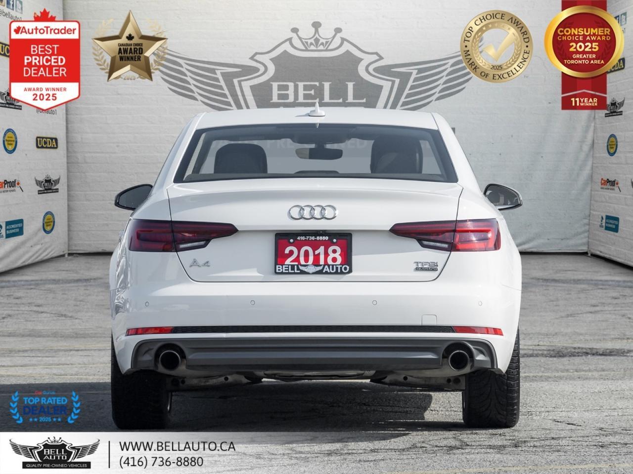2018 Audi A4 Sedan Progressiv | NAVI | B.CAM | SUNROOF | DRIVEMODES | NOACCIDENT Toronto ON