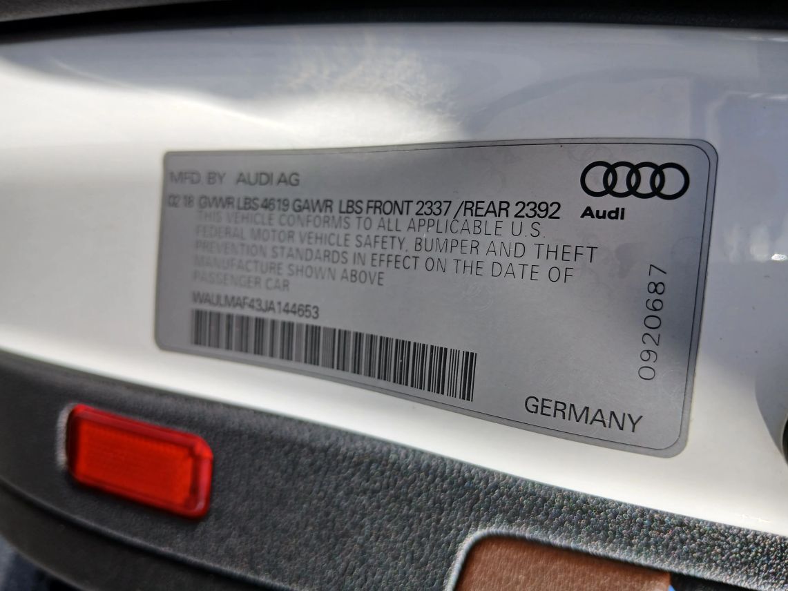 2018 Audi A4 Ultra Premium Plus Sedan 4D Maitland FL