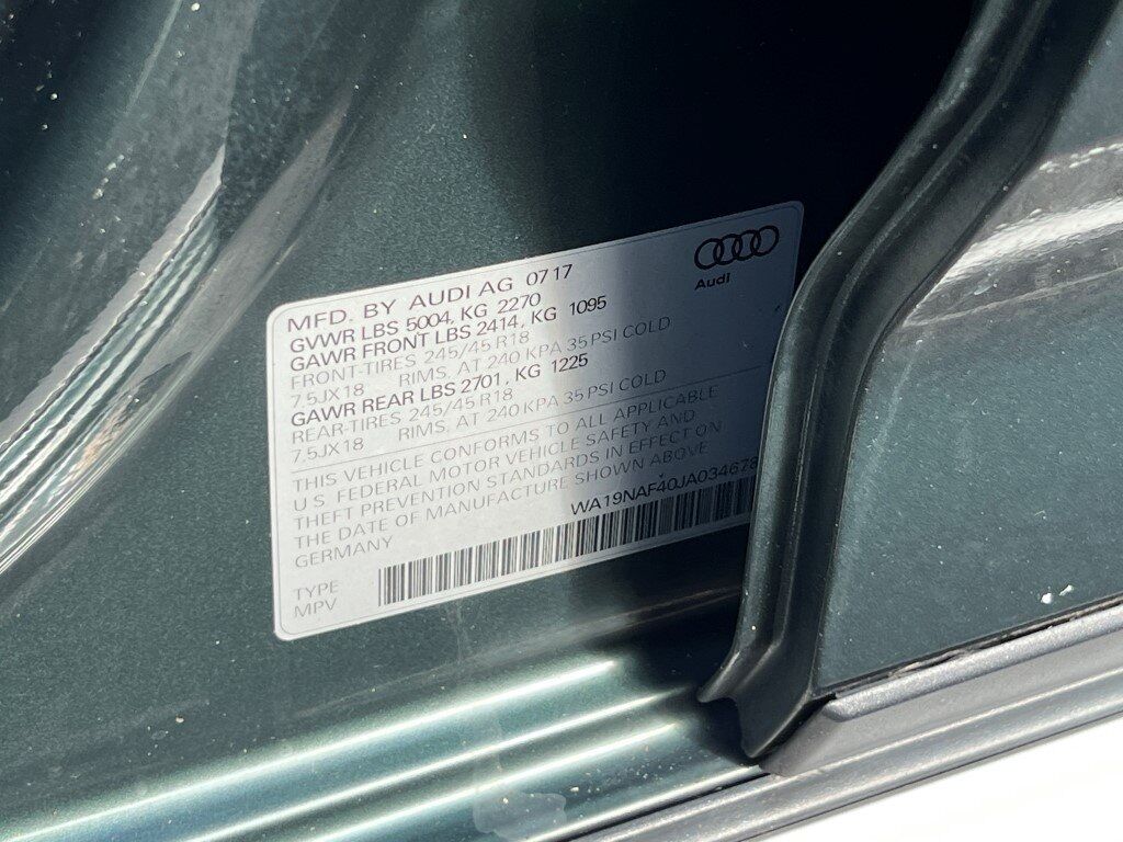 2018 Audi A4 allroad 2.0T Prestige Ashland VA