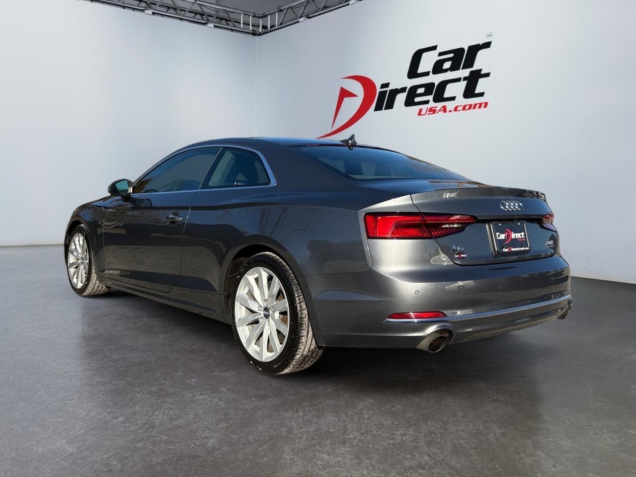 2018 Audi A5 Coupe Premium Plus, BACKUP CAMERA WITH PARKING SENSORS, PANORAMIC MOONROOF, HEATED STEERING WHEEL & SEATS, APPLE CARPLAY/ANDROID AUTO, NAVIGATION, KEYLESS ENTRY & START, LOW MILEAGE, CLEAN CARFAX, DRIVE IN STYLE IN THIS AUDI! Virginia Beach VA