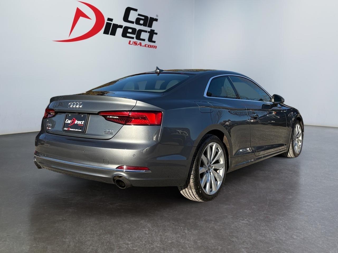 2018 Audi A5 Coupe Premium Plus, BACKUP CAMERA WITH PARKING SENSORS, PANORAMIC MOONROOF, HEATED STEERING WHEEL & SEATS, APPLE CARPLAY/ANDROID AUTO, NAVIGATION, KEYLESS ENTRY & START, LOW MILEAGE, CLEAN CARFAX, DRIVE IN STYLE IN THIS AUDI! Virginia Beach VA