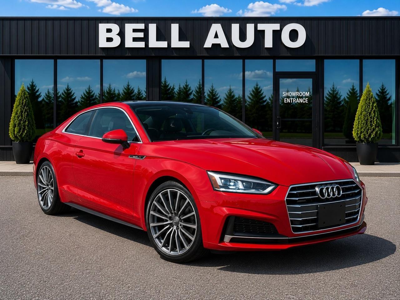 2018 Audi A5 Coupe Progressiv PRMPLUS S-LINE SUNROOF B.CAM NOACCIDENT