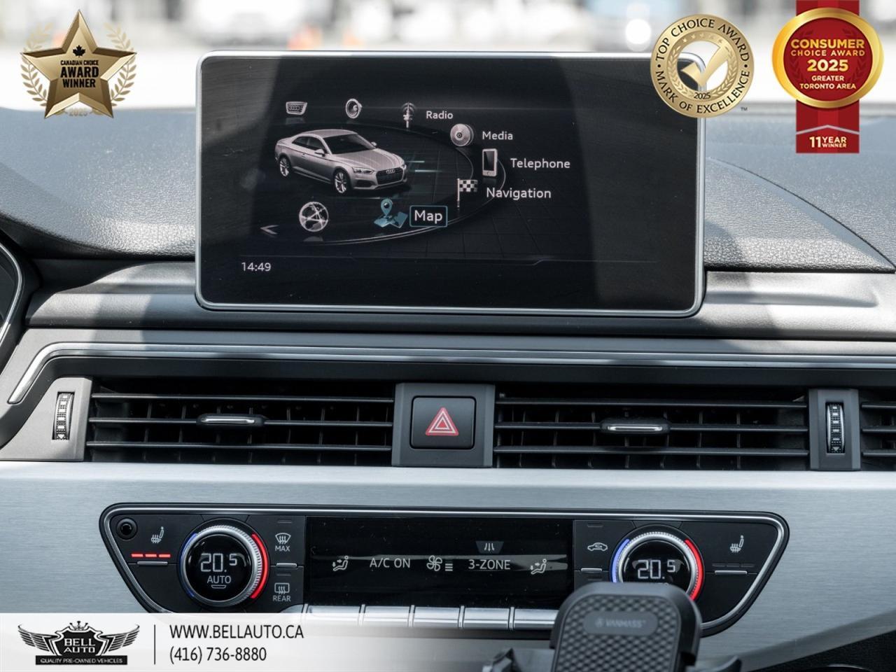 2018 Audi A5 Coupe Technik, QUATTRO, AWD, NAVI, PANO, BACKUPCAM, B.SPOT, PDC, LEATHER, NOACCIDENT Toronto ON