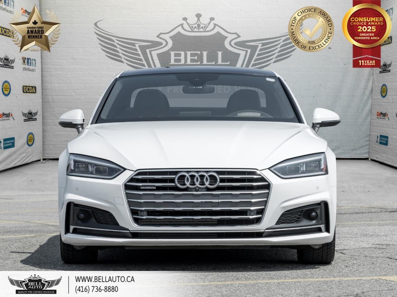 2018 Audi A5 Coupe Technik, QUATTRO, AWD, NAVI, PANO, BACKUPCAM, B.SPOT, PDC, LEATHER, NOACCIDENT Toronto ON