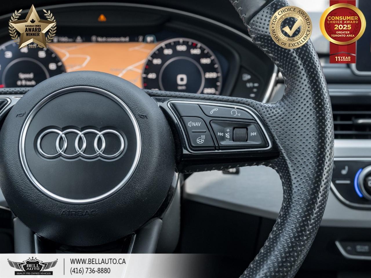 2018 Audi A5 Coupe Technik, QUATTRO, AWD, NAVI, PANO, BACKUPCAM, B.SPOT, PDC, LEATHER, NOACCIDENT Toronto ON